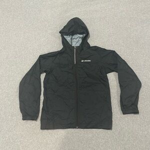 Boys Black Columbia Raincoat